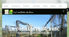 Desktop Screenshot of cueillettedubosc.fr